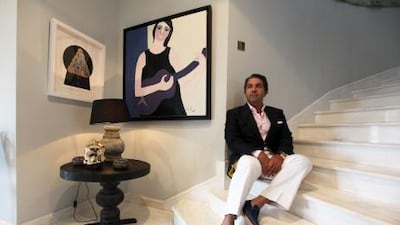 Ramin Salsali, who originally turned to collecting to relieve stress, says that by getting to know an artist in person he gains a deeper understanding of his or her work.