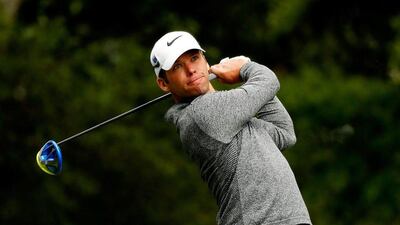 Paul Casey of England plays his shot from the second tee during the final round of the 2016 Masters Tournament at Augusta National Golf Club on April 10, 2016 in Augusta, Georgia. Kevin C Cox/Getty Images/AFP