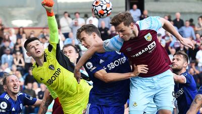 LEEDS RATINGS: Illan Meslier 6 - Looked shaky in the air during the opening stages but faced Burnley’s threats well. He was off balance for Burnley’s goal and wouldn’t have been happy to see the ball roll over the line. Important save in the final stages to keep Wood out. Reuters