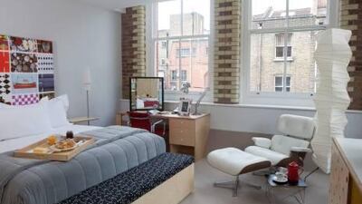 The Charles and Ray Earnes Room at Boundary in East London.