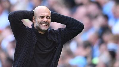 Manchester City manager Pep Guardiola. AFP