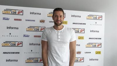 Actor Zachary Levi at MEFCC 2019 at the Dubai World Trade Center. (Photo: Antonie Robertson/The National)