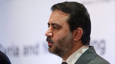 Syrian Foreign Minister Asaad Al Shibani in Amman, Jordan, on March 9. Reuters