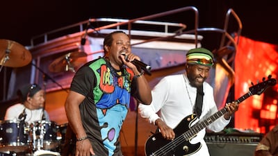 Jamaican reggae band Inner Circle performs on stage during the opening of Amchit International Festival in Amchit north of Beirut, Lebanon. Wael Hamzeh / AFP