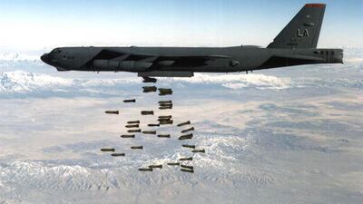 The United States and Britain on October 7, 2001 launched a first wave of air strikes against Afghanistan. President George W. Bush said the action heralded a "sustained, comprehensive and relentless" campaign against terrorism. REUTERS