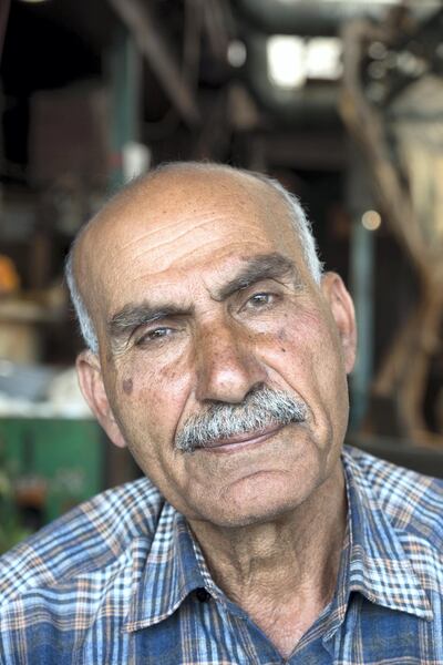 “Lifta in my memory is like a picture with two faces. There is the beautiful life that I lived in Lifta before the Nakba,” said Yacoub Odeh. William Parry for The National