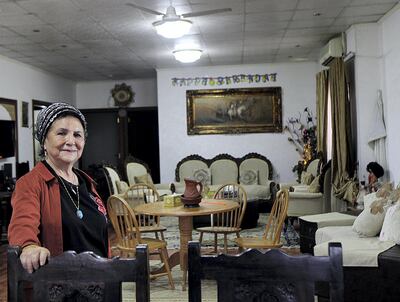 Nawal Al Ashram at her home in Umm Al Quwain. Satish Kumar / The National