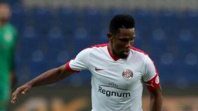 Samuel Eto'o's age was once questioned by his Chelsea manager Jose Mourinho who was recorded saying that the striker at the time was '32, maybe 35, who knows?' Eto'o certainly wasn't finished in his mid-30s, scoring 20 goals in the 2015-16 season for Antalyaspor during which he turned 35. Getty Images