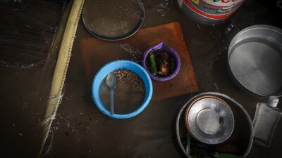 The bad weather has made life even more difficult for Palestinians who have endured a torrid two years. Getty Images