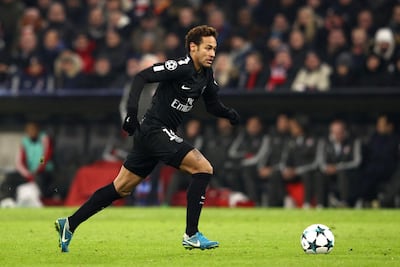 Neymar of PSG. Adam Pretty/Getty Images