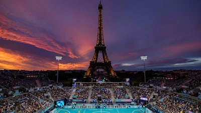 Brazil and Argentina contest the men's semi-final in blind football at the Paris 2024 Paralympic Games. AFP