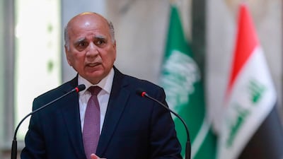 Iraq's Foreign Minister Fuad Hussein will lead a delegation on a trip to Washington on Wednesday and Thursday. AFP
