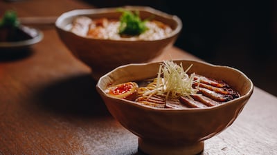 Izakaya restaurant Kinoya will take its popular ramen bowls from Dubai to Harrods, London, next year. All photos: Kinoya