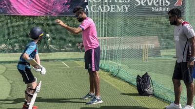 Ahmed Raza had also travelled to the Under 19 World Cup last year as part of the coaching staff of the UAE’s age-group side. Antonie Robertson / The National