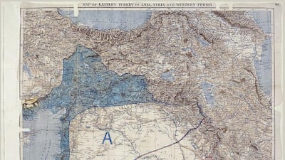 The Sykes-Picot agreement divided much of the Middle East into French and English administered zones. Wikipedia Photo