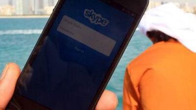 Subscribers to du can now access Skype but the telecom operator denies it has unblocked the service in the UAE. Ravindranath K / The National