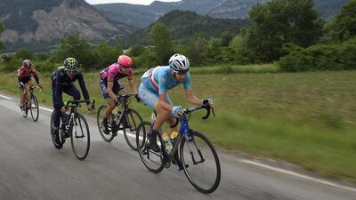 The winner of the 2014 Tour de France, Vincenzo Nibali, right, will be among the star names competing at the inaugural Abu Dhabi Tour. Eric Feferberg / AFP