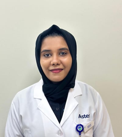 Clinical dietitian Jaseera Maniparambil, speaks to the health benefits of avoiding meals late at night. Photo: Aster Clinic