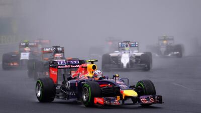 Daniel Ricciardo of Australia and Infiniti Red Bull Racing drives during the Hungarian Formula One Grand Prix at Hungaroring on July 27, 2014 in Budapest, Hungary. Lars Baron/Getty Images