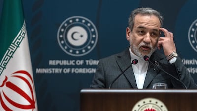 Iranian Foreign Minister Abbas Araghchi, above, met his Turkish counterpart in Istanbul. Getty Images