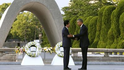 A reader praises US president Barack Obama for visiting Hiroshima. Jaime Puebla / The National