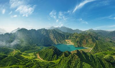 Hatta depicted with lush Hajar Mountains. Photo: Jyo John Mulloor