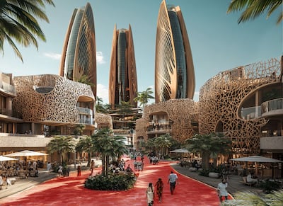 The plan for MIFC includes three residential and office towers. Photo: MBS Global