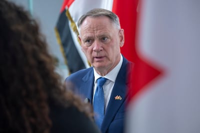 Canadian Defence Minister David McGuinty during an interview with The National at the Embassy of Canada in Abu Dhabi. Ahmed Ramzan / The National