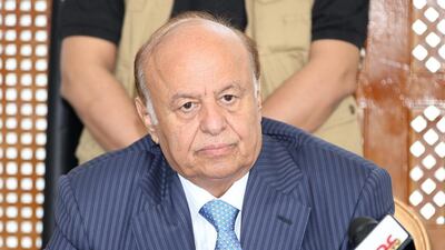 Yemeni president Abdrabu Mansour Hadi. (AFP / STR)