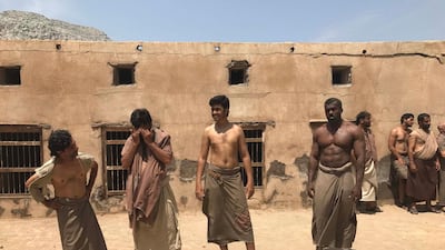 On the set of Scales. Courtesy Image Nation Abu Dhabi