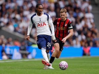 Djed Spence has established himself in the Tottenham line-up this season, starting all three Premier League games so far. Reuters