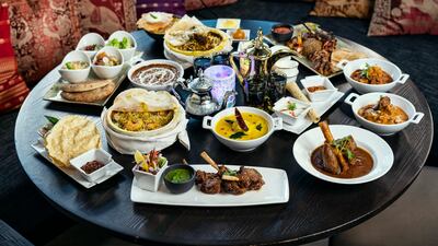 The iftar spread at Shamiana, Taj JLT.