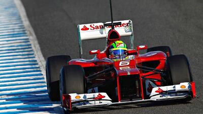 Ferrari are hoping for a return to form after a dismal 2011 in which they only triumphed once. Felipe Massa, driving the car on the opening day in Jerez, has not won a race since 2008, and his last podium was 21 races ago. Paul Gilham / Getty Images