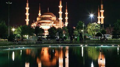Power demand in Turkey is projected to grow by 6 per cent a year over the next decade. Above the Blue Mosque in Sultanahmet. Kerem Uzel / NarPhotos
