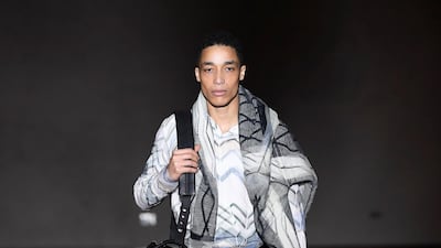 Browns and blues are often a good match, as seen in this runway look put together by Belgian designer Glenn Martens and his brand Y/Project