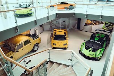 From the Countach and Murcielago, to the Aventador and Huracan, the Museo Automobili Lamborghini brings together generations of supercars that have defined the Italian marque. Photo: Lamborghini