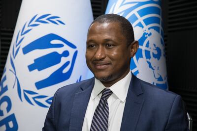 UNCHR regional director Mamadou Dian Balde spoke to The National in Dubai. The National