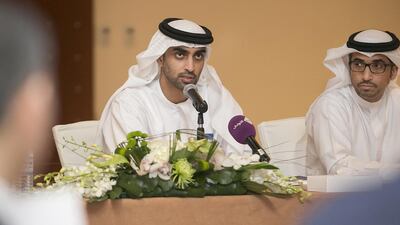 Chairman and managing director of Abu Dhabi Media, Mohammed Ibrahim Al Mahmood, at the administrative retreat of the company in Abu Dhabi. Mona Al Marzooqi / The National