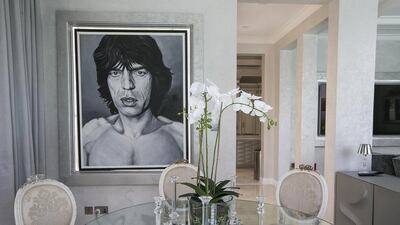 The informal dining room. Mona Al Marzooqi / The National