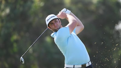 Jon Rahm has been one of golf's breakout stars in 2017 and his success has been recognised with the European Tour's rookie-of-the-year award. Ross Kinnaird / Getty Images