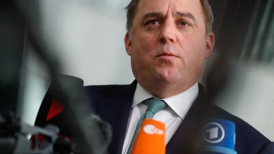 British Defence Secretary Ben Wallace. EPA