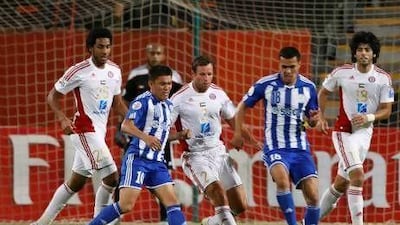 Al Jazira beat Nasaf Qarshi 4-1 with all their goals coming in the first half. Mike Young / The National