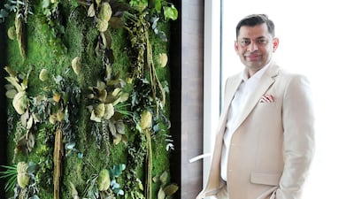 Shamsher Ali Rao, chief executive and chairman of Elixir Holdings, mostly invests in real estate, including land for development in Pakistan, apartments in the UAE and the UK. Photo: Pawan Singh / The National