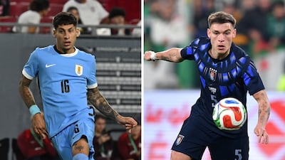 Uruguay's 2026 kits. Getty Images