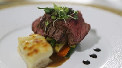 Etihad Residence and Apartments guests enjoy fine dining prepared onboard by their own private chef. Delores Johnson / The National