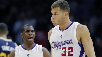 Chris Paul and Blake Griffin led the Clippers to a 57-25 regular season record in 2013/14. Alex Gallardo / AP