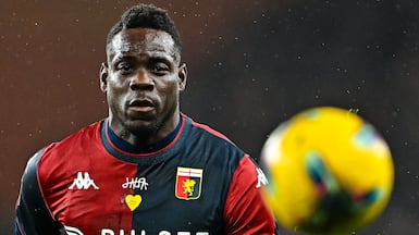 Mario Balotelli has been without a club since being released by Italian club Genoa. Getty Images