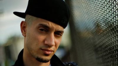 The 28-year-old Syrian-American rapper Omar Offendum, aka Omar A Chakaki. Courtesy MidEast Dynasy