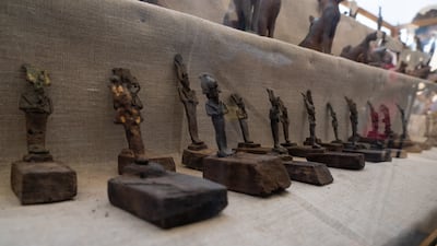 They were found near Egypt's Saqqara necropolis. Mahmoud Nasr / The National