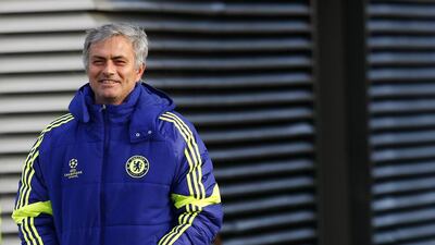 Jose Mourinho shown at a training session earlier this season in November. Eddie Keogh / Reuters / November 24, 2014